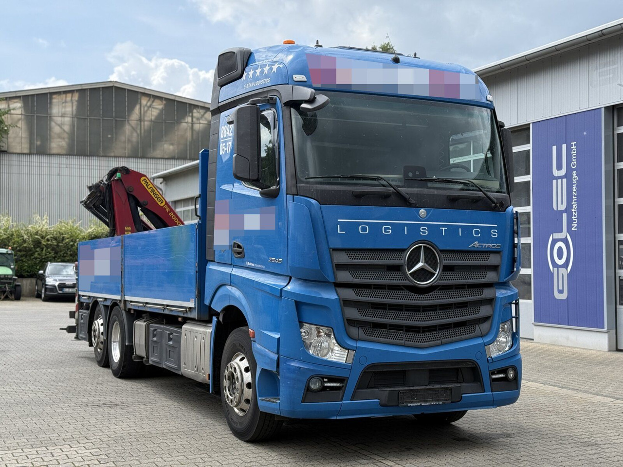 Mercedes-Benz ACTROS 2545 6x2 Pritsche Kran Palfinger PK20001K - شاحنة كرين: صورة 1 Mercedes-Benz ACTROS 2545 6x2 Pritsche Kran Palfinger PK20001K - شاحنة كرين: صورة 1