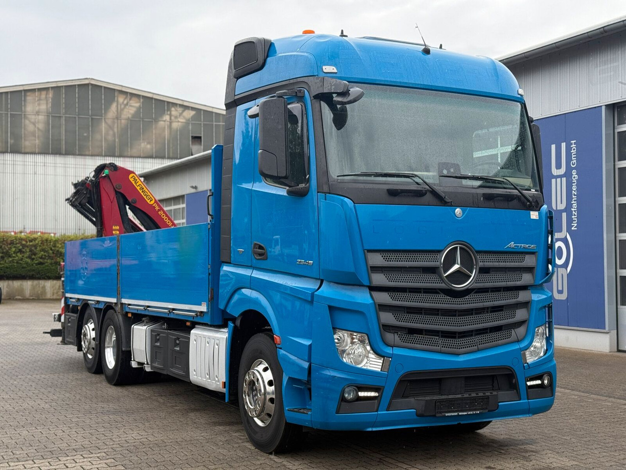 Mercedes-Benz ACTROS 2545 6x2 Pritsche Kran Palfinger PK20001K - شاحنات مسطحة, شاحنة كرين: صورة 1 Mercedes-Benz ACTROS 2545 6x2 Pritsche Kran Palfinger PK20001K - شاحنات مسطحة, شاحنة كرين: صورة 1