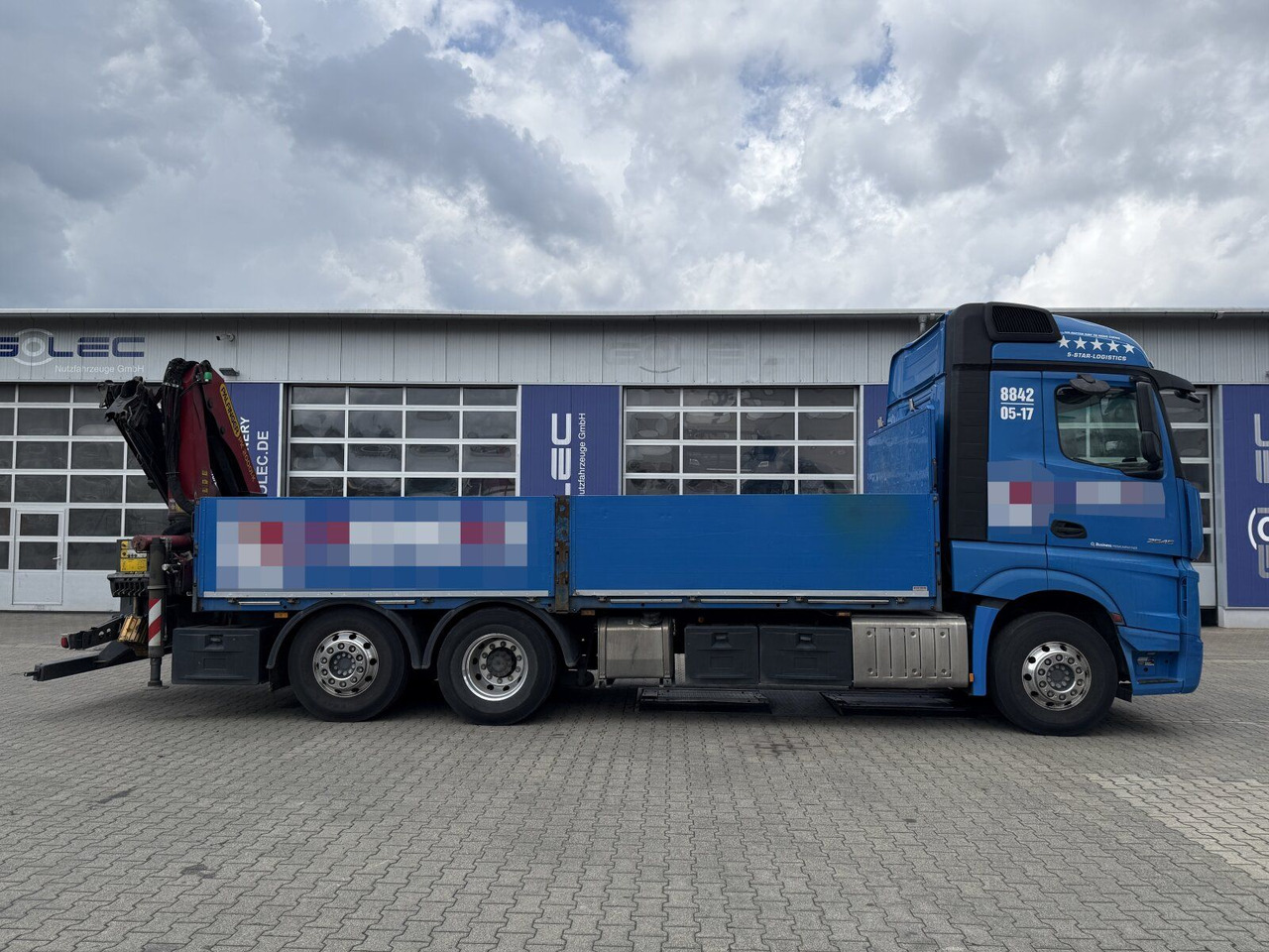 Mercedes-Benz ACTROS 2545 6x2 Pritsche Kran Palfinger PK20001K - شاحنات مسطحة, شاحنة كرين: صورة 2 Mercedes-Benz ACTROS 2545 6x2 Pritsche Kran Palfinger PK20001K - شاحنات مسطحة, شاحنة كرين: صورة 2