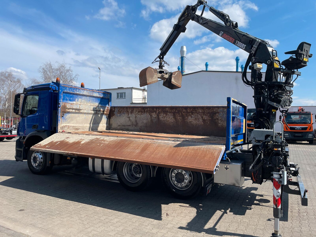 شاحنة قلاب, شاحنة كرين Mercedes-Benz AROCS 2536 6x2*4 Kipper Kran HIAB: صورة 7