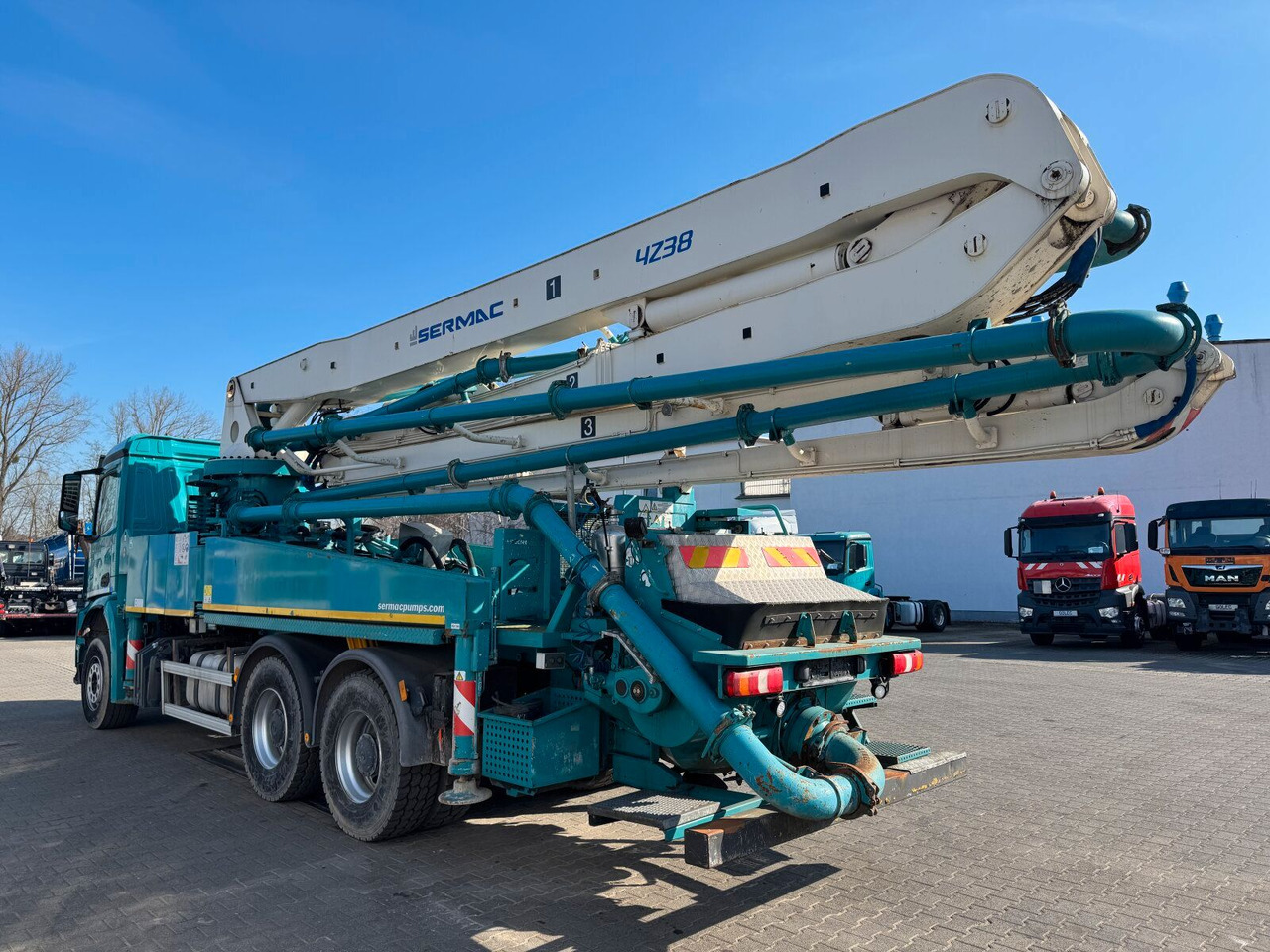 Mercedes-Benz AROCS 2836 6x4 Euro 6 Betonpumpe SERMAC 4Z38 - مضخة خرسانة: صورة 5 Mercedes-Benz AROCS 2836 6x4 Euro 6 Betonpumpe SERMAC 4Z38 - مضخة خرسانة: صورة 5