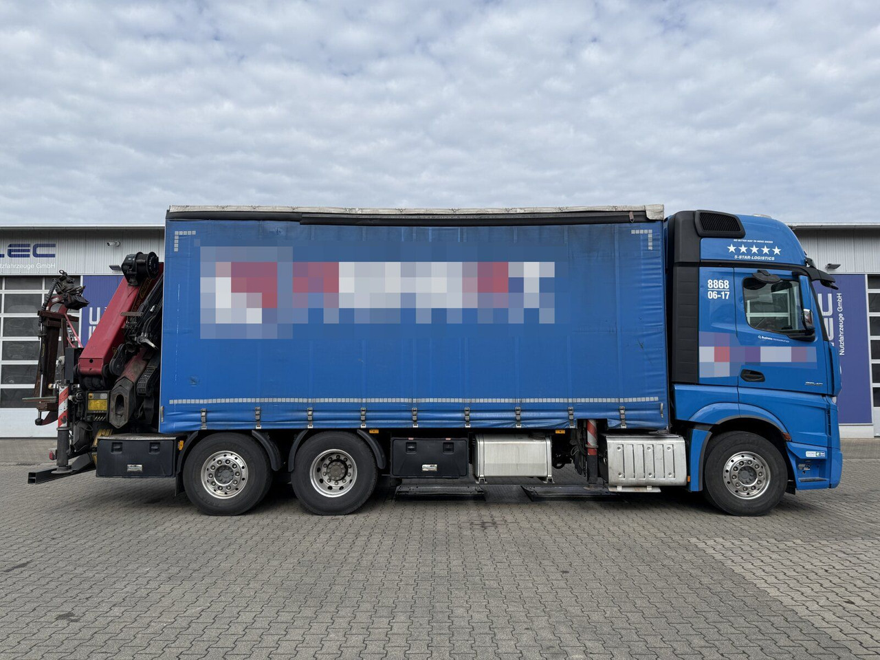 Mercedes-Benz Actros 6x2 Pritsche Kran Palfinger PK34002 + JIB - شاحنة كرين: صورة 2 Mercedes-Benz Actros 6x2 Pritsche Kran Palfinger PK34002 + JIB - شاحنة كرين: صورة 2