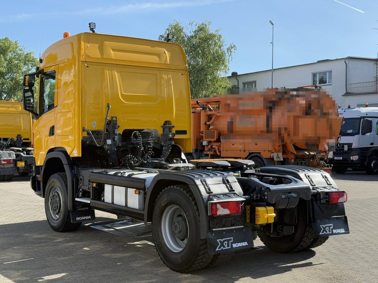 Scania G450 XT 4x4 Euro 6 SZM Kipphydraulik Blatt/ Luft - مقطورة السحب: صورة 5 Scania G450 XT 4x4 Euro 6 SZM Kipphydraulik Blatt/ Luft - مقطورة السحب: صورة 5