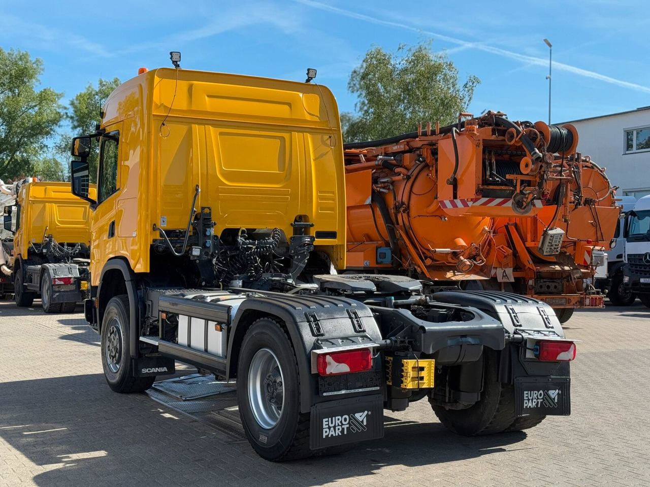 Scania G450 XT 4x4 Euro 6 SZM Kipphydraulik Blatt/ Luft - مقطورة السحب: صورة 5 Scania G450 XT 4x4 Euro 6 SZM Kipphydraulik Blatt/ Luft - مقطورة السحب: صورة 5