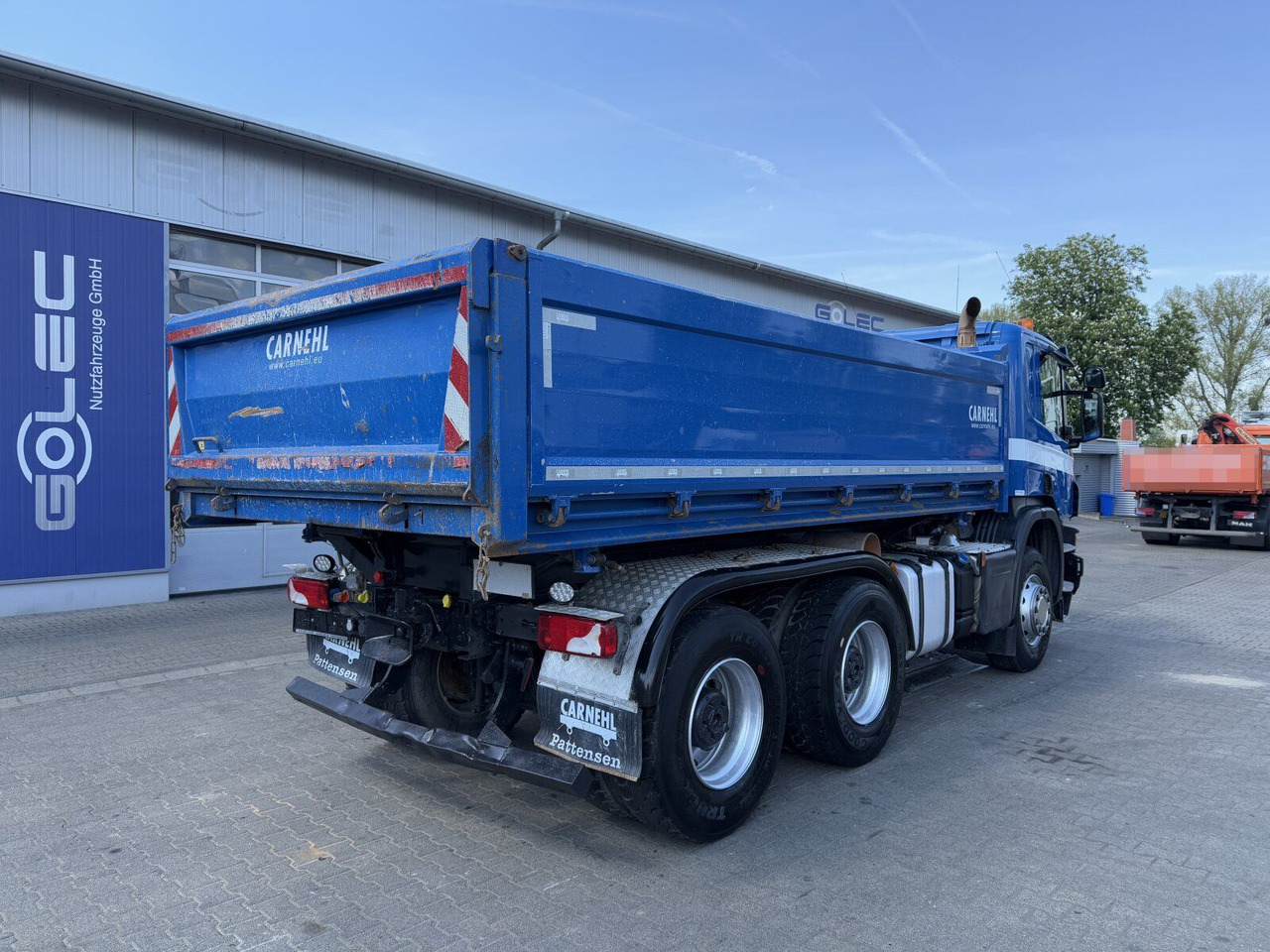 Scania P 450 6x4 Dreiseitenkipper DAUTEL - شاحنة قلاب: صورة 4 Scania P 450 6x4 Dreiseitenkipper DAUTEL - شاحنة قلاب: صورة 4
