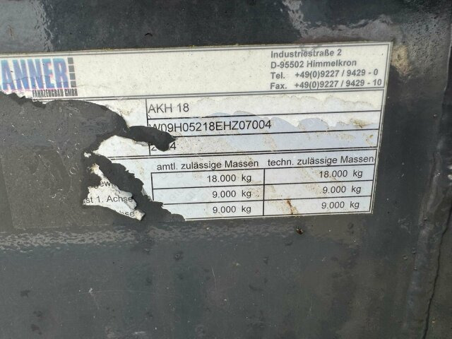 ZANNER AHK 18 Holzanhänger 2 Achse 3350kg - مقطورة اخشاب: صورة 2 ZANNER AHK 18 Holzanhänger 2 Achse 3350kg - مقطورة اخشاب: صورة 2