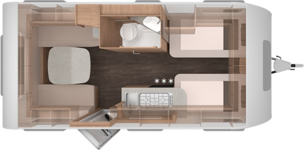 Knaus Sport 460 EU Auflastung 1800 kg - كرفان سحب: صورة 2 Knaus Sport 460 EU Auflastung 1800 kg - كرفان سحب: صورة 2