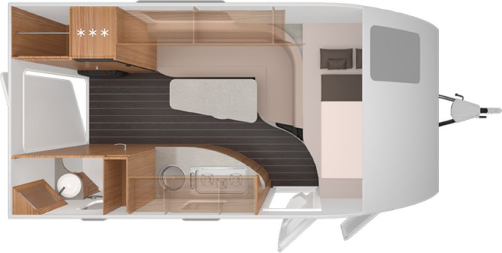 Knaus Sport&Fun 480 QL Black Selection Dachklima - كرفان سحب: صورة 2 Knaus Sport&Fun 480 QL Black Selection Dachklima - كرفان سحب: صورة 2