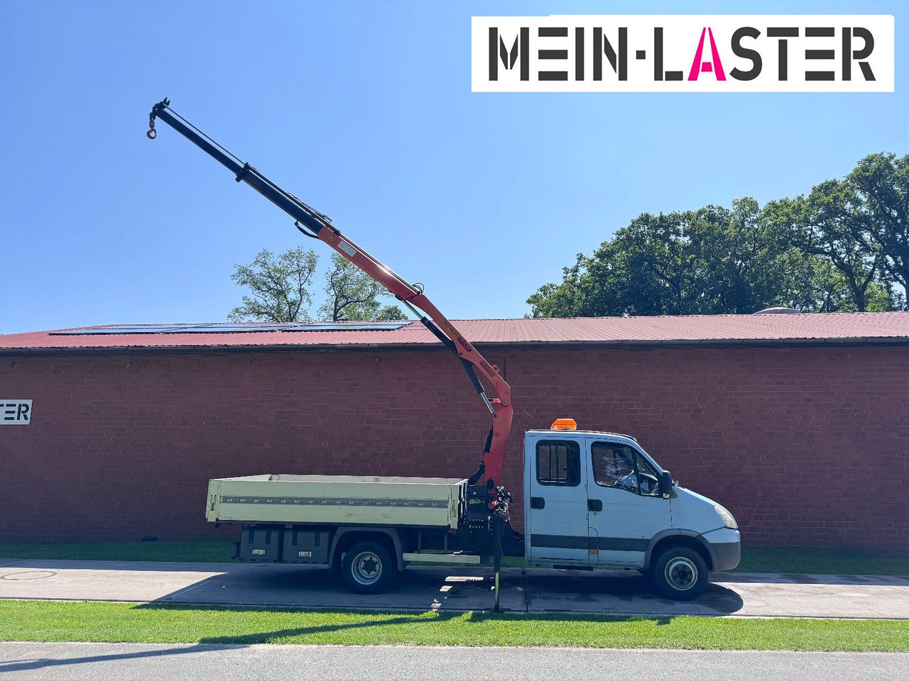 Iveco 65C180 3.0d Palfinger PK 6500 7 Sitzer - شاحنة توصيل مفتوحة, الشاحنات الصغيرة كابينة مزدوجة: صورة 3 Iveco 65C180 3.0d Palfinger PK 6500 7 Sitzer - شاحنة توصيل مفتوحة, الشاحنات الصغيرة كابينة مزدوجة: صورة 3