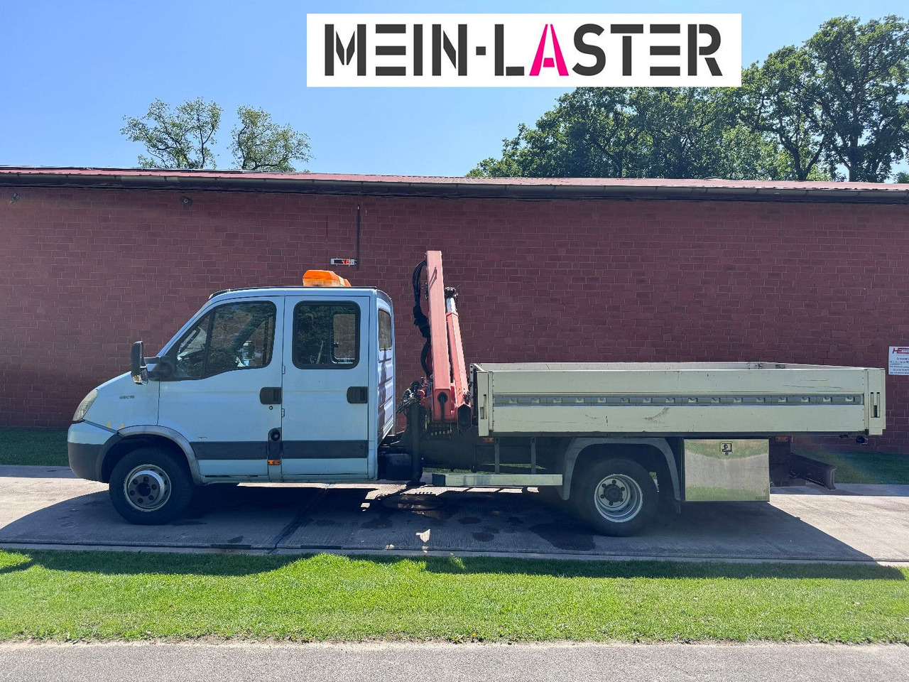 Iveco 65C180 3.0d Palfinger PK 6500 7 Sitzer - شاحنة توصيل مفتوحة, الشاحنات الصغيرة كابينة مزدوجة: صورة 4 Iveco 65C180 3.0d Palfinger PK 6500 7 Sitzer - شاحنة توصيل مفتوحة, الشاحنات الصغيرة كابينة مزدوجة: صورة 4