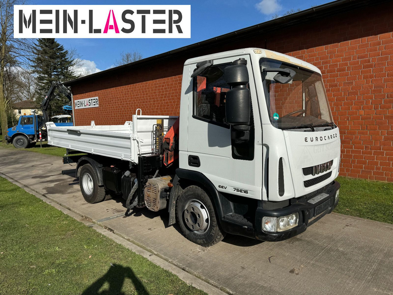 Iveco ML75E16 3 S-Kipper Kran PK 9,4m-550 kg Greifer - قلاب صغير: صورة 2 Iveco ML75E16 3 S-Kipper Kran PK 9,4m-550 kg Greifer - قلاب صغير: صورة 2