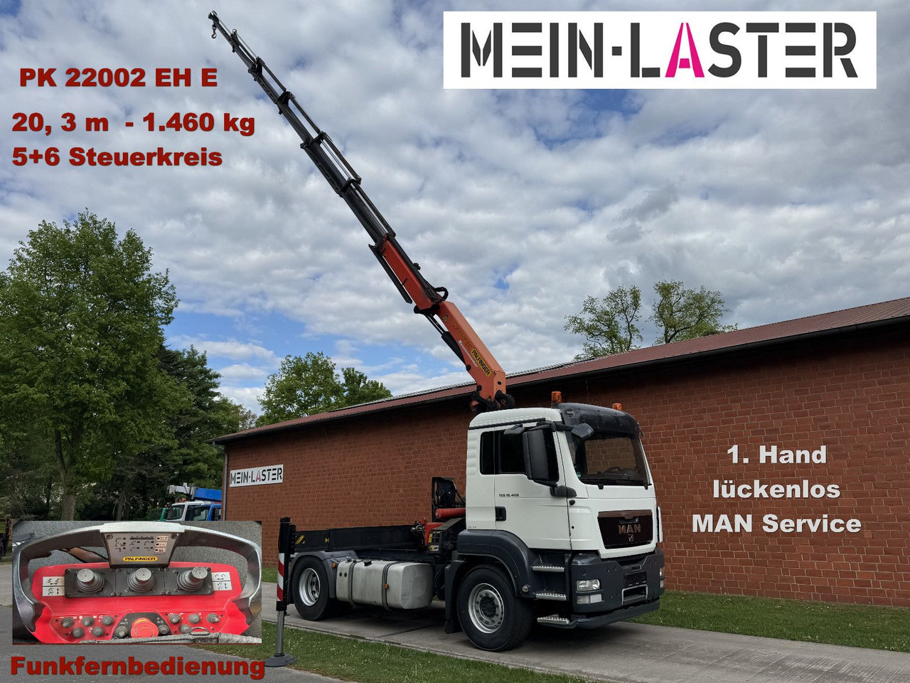 MAN TGS 18.400 PK 22002-E 20 m- 5.550kg + 5/6 Steuer - شاحنة كرين: صورة 1 MAN TGS 18.400 PK 22002-E 20 m- 5.550kg + 5/6 Steuer - شاحنة كرين: صورة 1