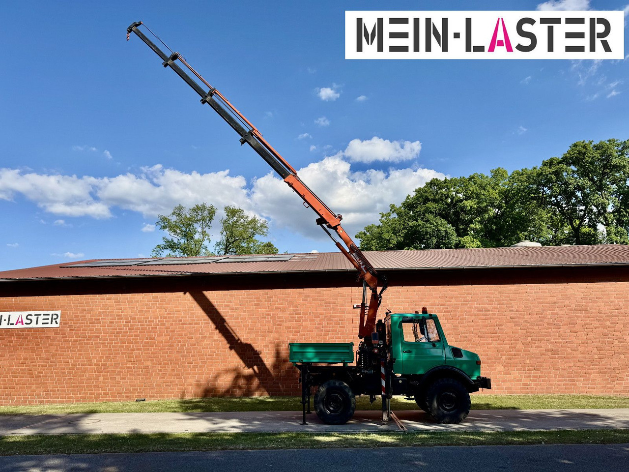 Unimog U 1200 Atlas 75.2 Kran 14 m Funk FB *1. Hand - شاحنة كرين: صورة 2 Unimog U 1200 Atlas 75.2 Kran 14 m Funk FB *1. Hand - شاحنة كرين: صورة 2