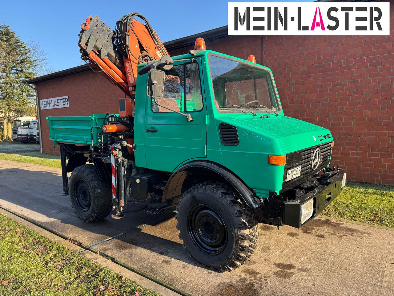 Unimog U 1200 Atlas 75.2 Kran 14 m Funk FB *1. Hand - شاحنة كرين: صورة 4 Unimog U 1200 Atlas 75.2 Kran 14 m Funk FB *1. Hand - شاحنة كرين: صورة 4