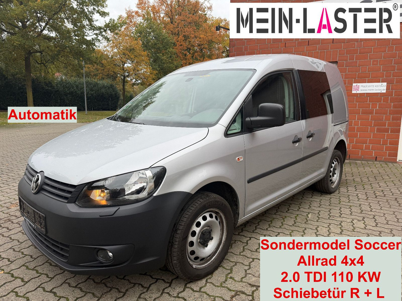 Volkswagen Caddy 2.0 TDI Soccer 4Motion Automatik 1. Hand - سيارة ستيشن: صورة 1 Volkswagen Caddy 2.0 TDI Soccer 4Motion Automatik 1. Hand - سيارة ستيشن: صورة 1