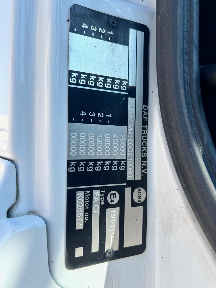 شاحنة ذات مبرد DAF CF330: صورة 21 شاحنة ذات مبرد DAF CF330: صورة 21