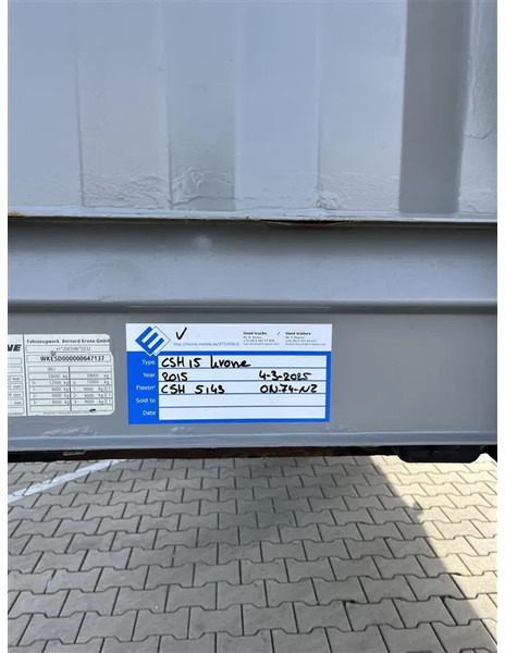 Krone 100x 2015 XL MEGA P400 HUCKEPACK - نصف مقطورة بصندوق مغلق: صورة 2 Krone 100x 2015 XL MEGA P400 HUCKEPACK - نصف مقطورة بصندوق مغلق: صورة 2