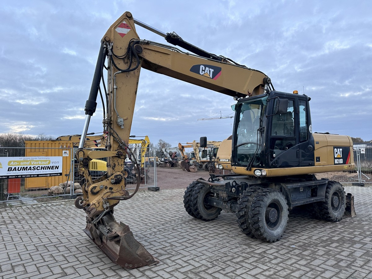 CATERPILLAR M 318 D full Hydr. Top Zustand German machine ! - حفار ذو عجلات: صورة 4 CATERPILLAR M 318 D full Hydr. Top Zustand German machine ! - حفار ذو عجلات: صورة 4