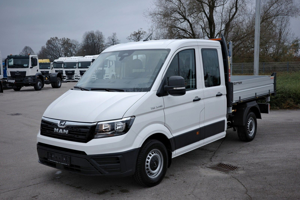 MAN TGE 3.140 L4 DoKa (3+4) 3-Seiten-Kipper - قلاب صغير, الشاحنات الصغيرة كابينة مزدوجة: صورة 1 MAN TGE 3.140 L4 DoKa (3+4) 3-Seiten-Kipper - قلاب صغير, الشاحنات الصغيرة كابينة مزدوجة: صورة 1
