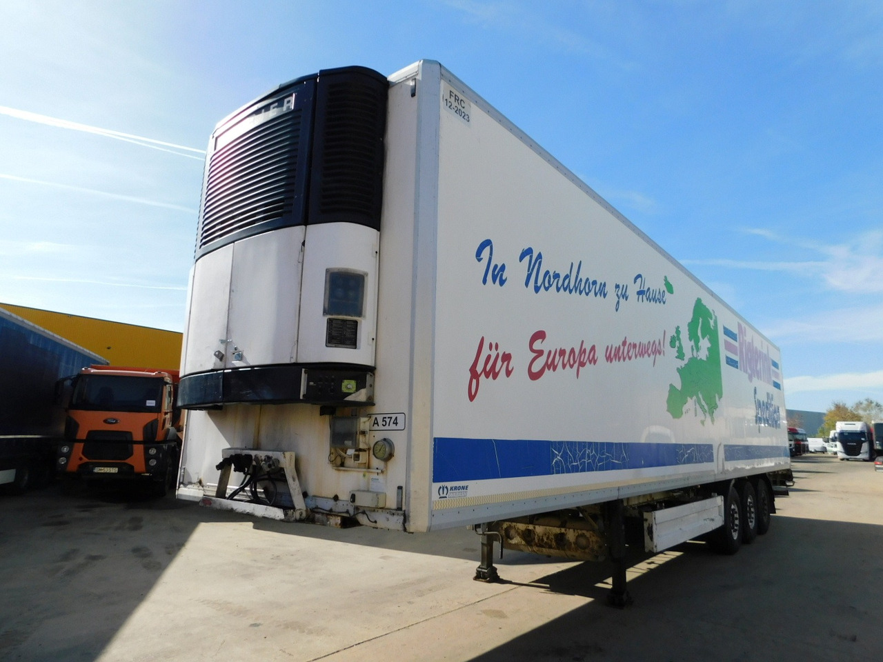 Krone Sdr27 - نصف مقطورة للتبريد: صورة 1 Krone Sdr27 - نصف مقطورة للتبريد: صورة 1