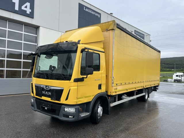 MAN TGL 12.220 4x2 BL Euro6 Klima Luftfeder - شاحنة ذات ستائر جانبية: صورة 1 MAN TGL 12.220 4x2 BL Euro6 Klima Luftfeder - شاحنة ذات ستائر جانبية: صورة 1