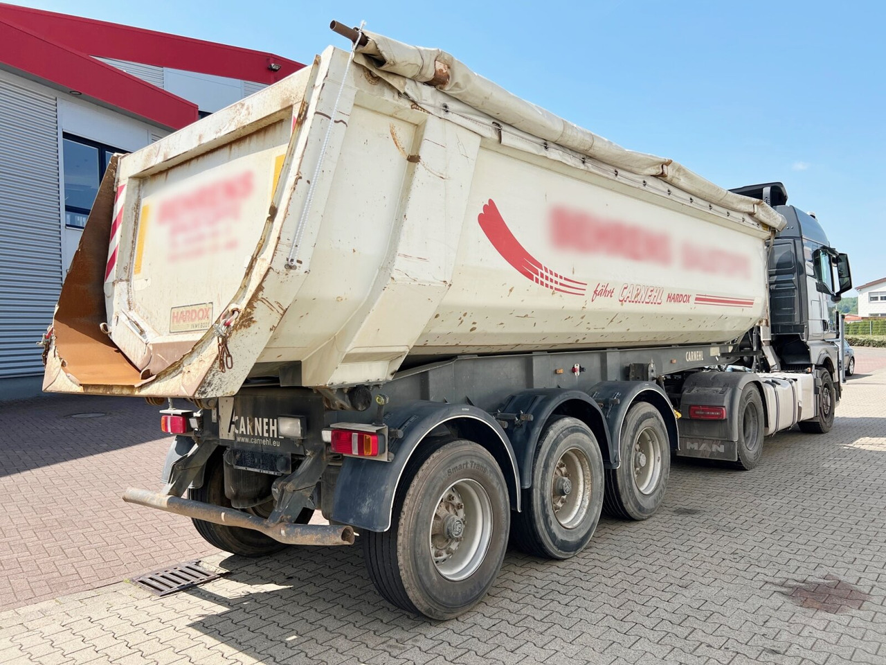 نصف مقطورة قلابة Carnehl CHKS/HH CHKS/HH, Stahlmulde ca. 26m³, Liftachse: صورة 9 نصف مقطورة قلابة Carnehl CHKS/HH CHKS/HH, Stahlmulde ca. 26m³, Liftachse: صورة 9