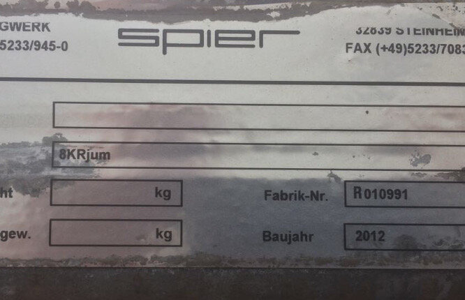 - Hubrahmen Spier Hubwechselrahmen - حاوية هوك لفت: صورة 2 - Hubrahmen Spier Hubwechselrahmen - حاوية هوك لفت: صورة 2