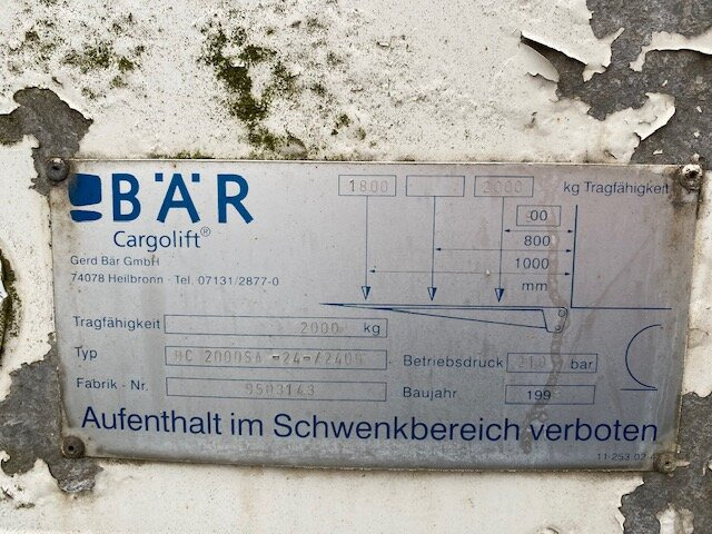 KA 18 ROHR 2-A-Kühlanhänger, LBW - مقطورة للتبريد: صورة 5 KA 18 ROHR 2-A-Kühlanhänger, LBW - مقطورة للتبريد: صورة 5