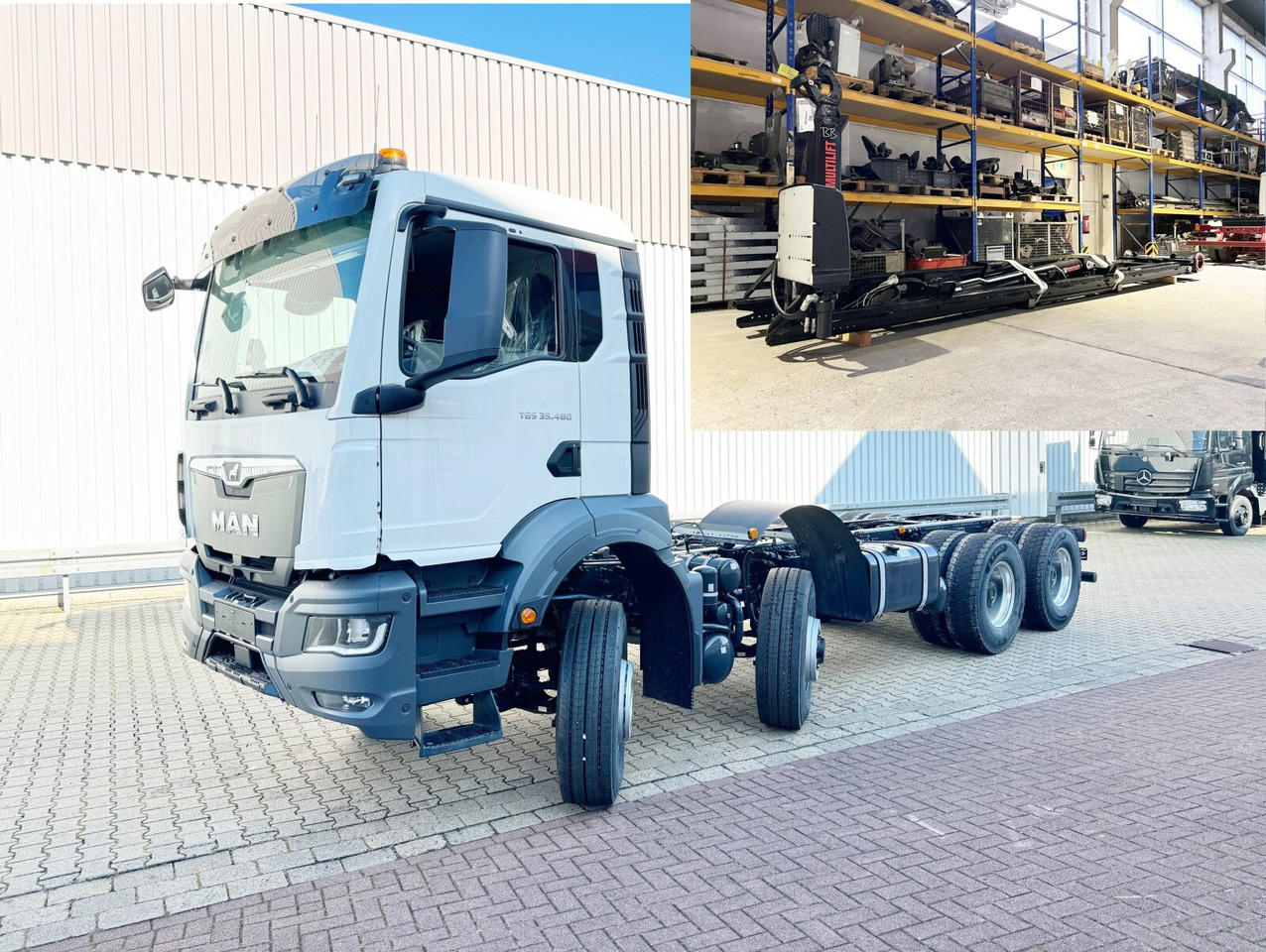 MAN TGS 35.480 8x6H BL CH TGS 35.480 8x6H BL CH, HydroDrive, Navi, Nebenantrieb - شاحنة برافعة خطافية: صورة 1 MAN TGS 35.480 8x6H BL CH TGS 35.480 8x6H BL CH, HydroDrive, Navi, Nebenantrieb - شاحنة برافعة خطافية: صورة 1