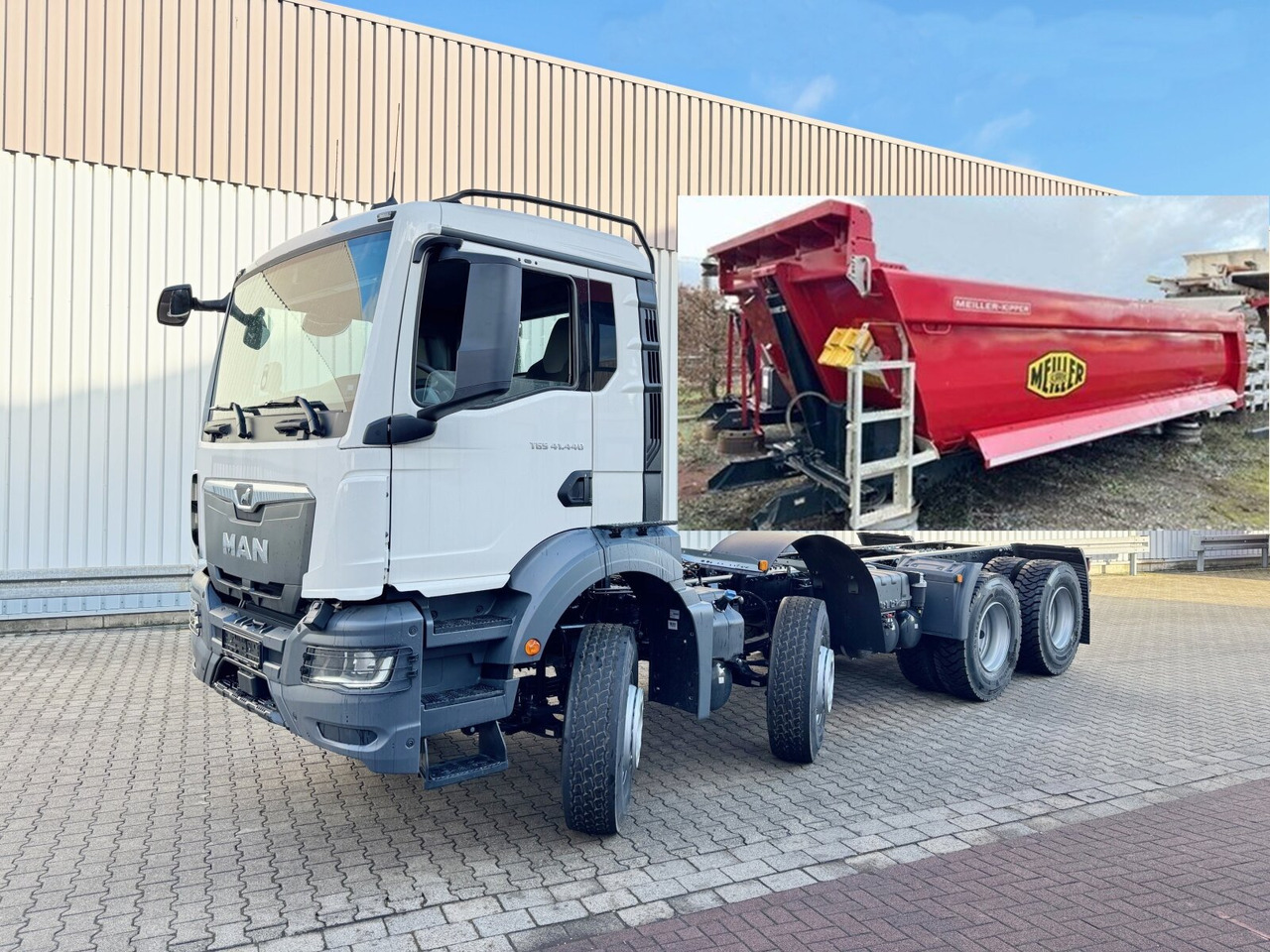 MAN TGS 41.440/480 8x4 BB TGS 41.440/480 8x4 BB, 5x VORHANDEN, Meiller Stahlmulde 18m³ - شاحنة قلاب التعدين: صورة 1 MAN TGS 41.440/480 8x4 BB TGS 41.440/480 8x4 BB, 5x VORHANDEN, Meiller Stahlmulde 18m³ - شاحنة قلاب التعدين: صورة 1