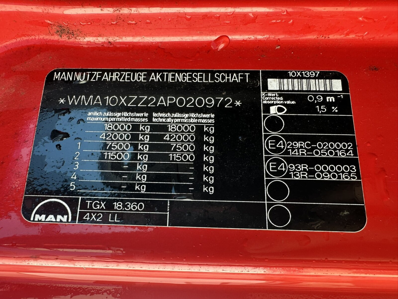 MAN TGX 18.360 4X2 LL TGX 18.360 4X2 LL, Fahrschule - شاحنة: صورة 3 MAN TGX 18.360 4X2 LL TGX 18.360 4X2 LL, Fahrschule - شاحنة: صورة 3