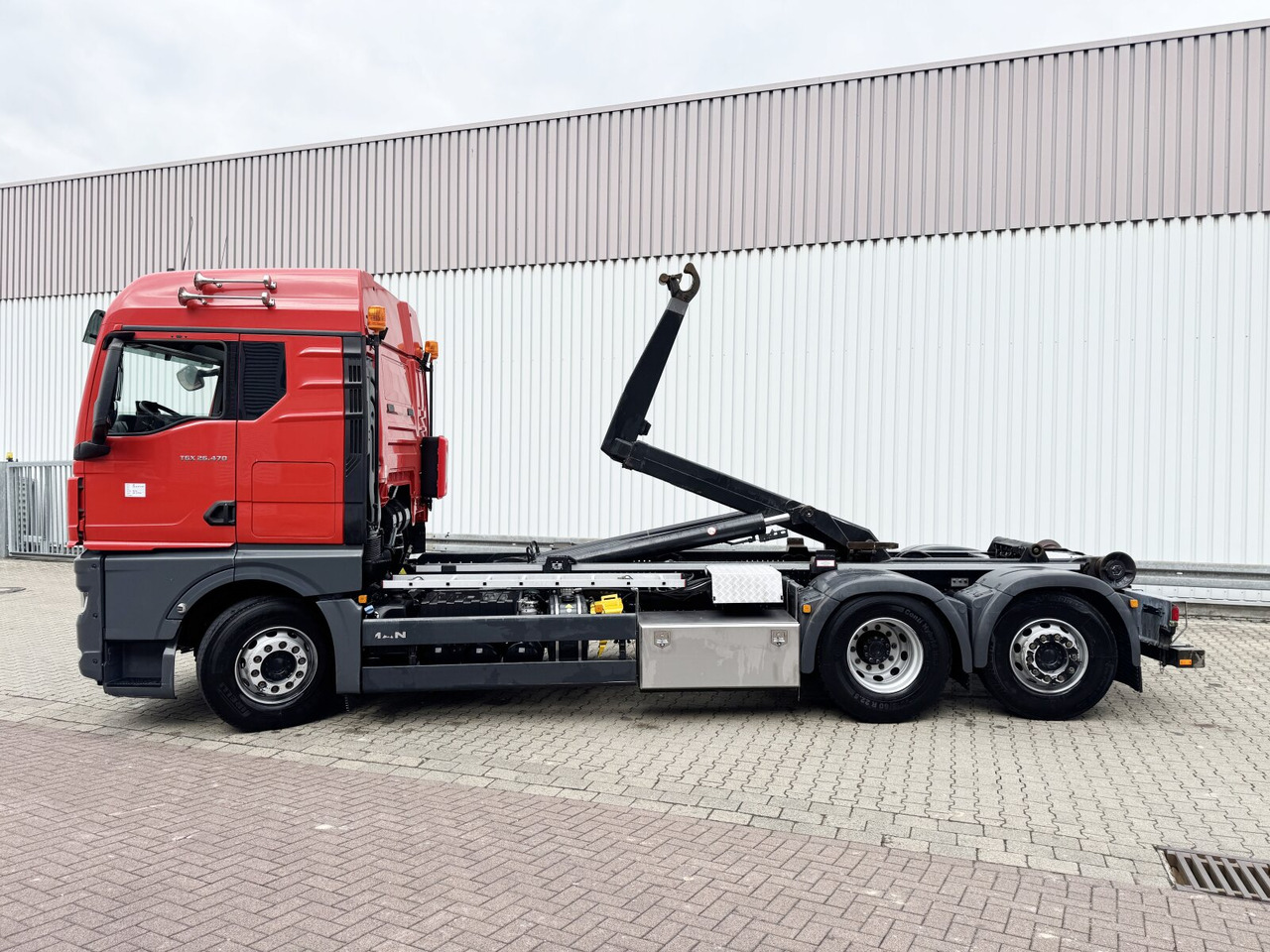 شاحنة برافعة خطافية MAN TGX 26.470 6X2-4 BL TGX 26.470 6X2-4 BL, Lenk-/Liftachse, XLX-Fahrerhaus, VDL Abrollanlage 7m: صورة 13