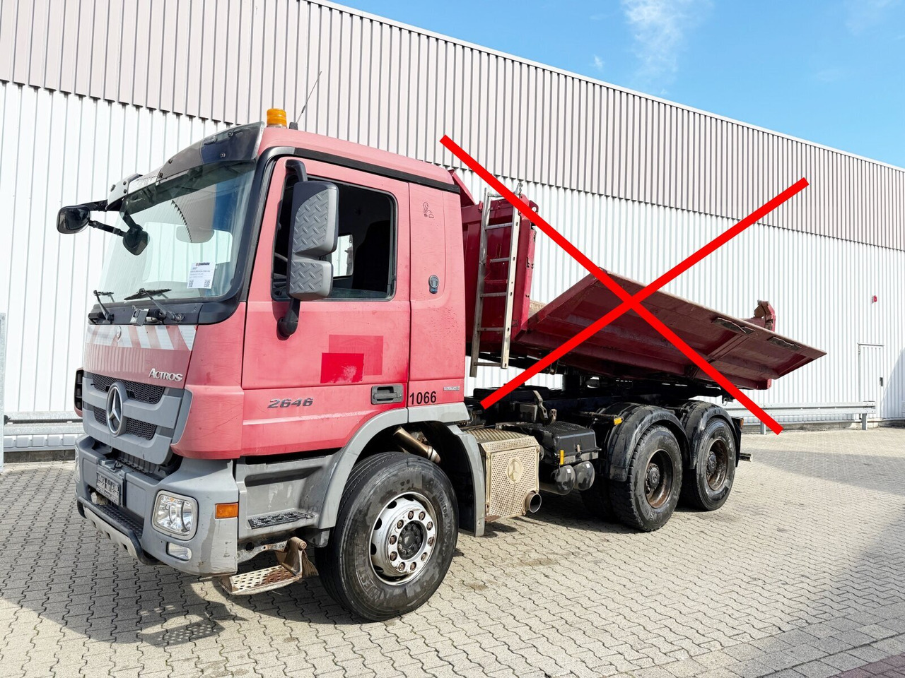 Mercedes-Benz Actros 2646 K 6x4 Actros 2646 K 6x4, Retarder - شاحنة بهيكل معدني للمقصورة: صورة 1 Mercedes-Benz Actros 2646 K 6x4 Actros 2646 K 6x4, Retarder - شاحنة بهيكل معدني للمقصورة: صورة 1