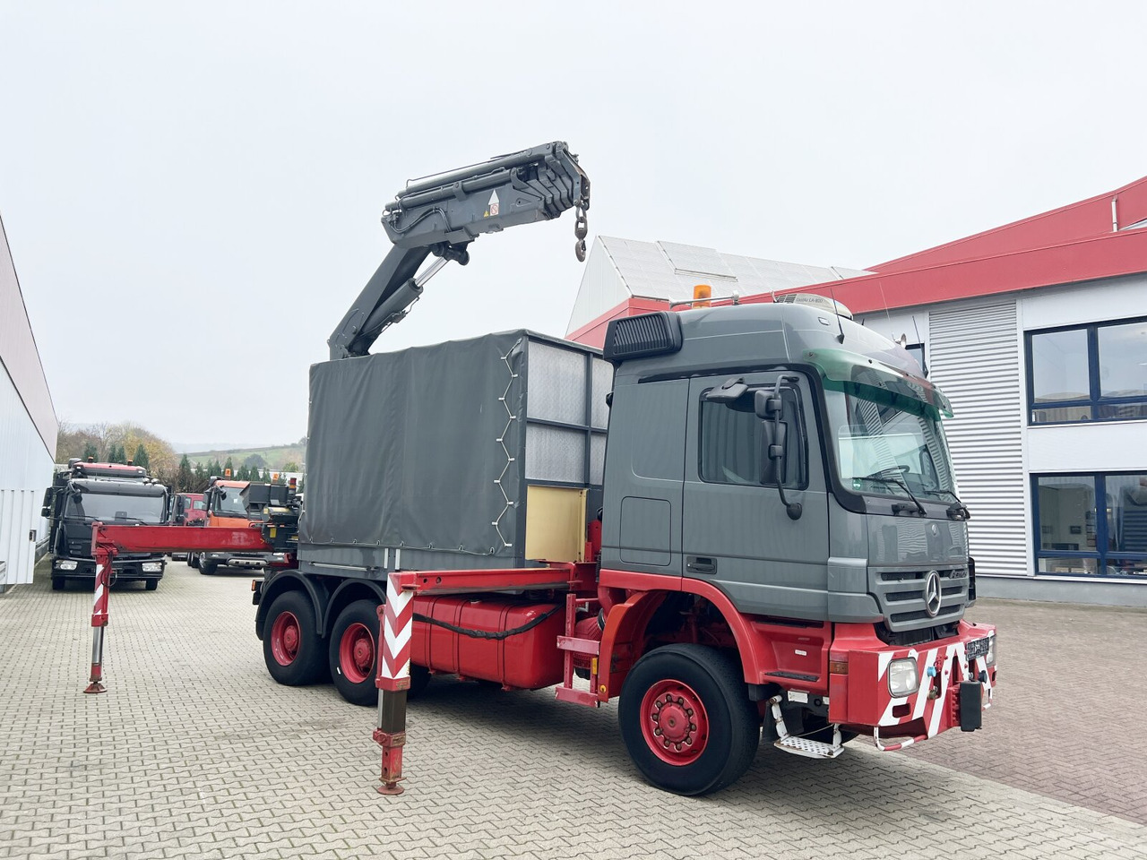 شاحنة كرين Mercedes-Benz Actros 3346 AK 6x6 Actros 3346 AK 6x6, 134t Anhängelast WSK, Heckkran Fassi F420AXP.26, Funk, Winde: صورة 10