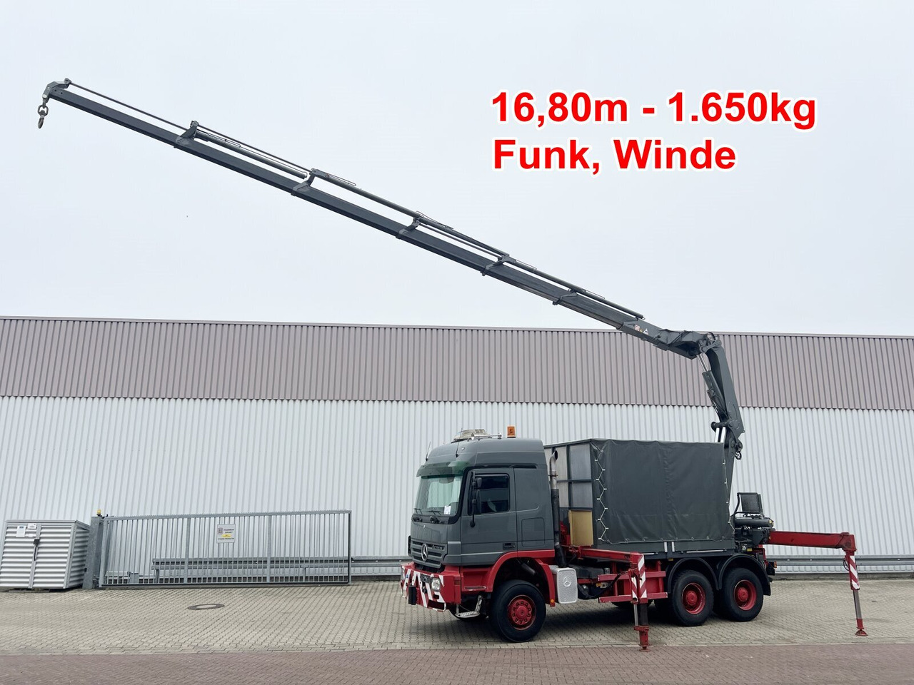 Mercedes-Benz Actros 3346 AK 6x6 Actros 3346 AK 6x6, 134t Anhängelast WSK, Heckkran Fassi F420AXP.26, Funk, Winde - شاحنة كرين: صورة 1 Mercedes-Benz Actros 3346 AK 6x6 Actros 3346 AK 6x6, 134t Anhängelast WSK, Heckkran Fassi F420AXP.26, Funk, Winde - شاحنة كرين: صورة 1