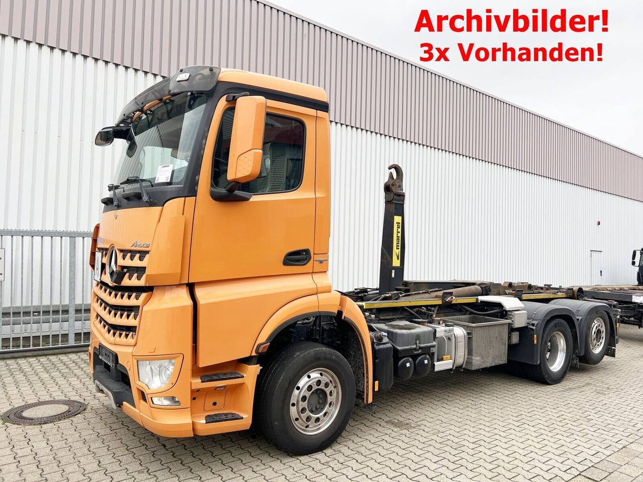 Mercedes-Benz Arocs 2552 L 6x2 Arocs 2552 L 6x2, Lenk-/Liftachse - شاحنة برافعة خطافية: صورة 1 Mercedes-Benz Arocs 2552 L 6x2 Arocs 2552 L 6x2, Lenk-/Liftachse - شاحنة برافعة خطافية: صورة 1