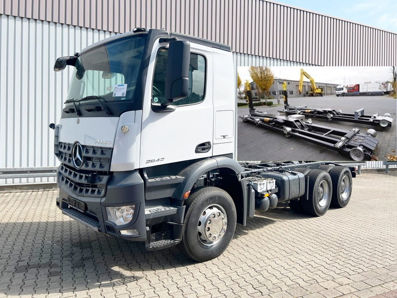 Mercedes-Benz Arocs 2642/45 K 6x4 Arocs 2642/45 K 6x4/33 , Retarder, Motorabtrieb - شاحنة برافعة خطافية: صورة 1 Mercedes-Benz Arocs 2642/45 K 6x4 Arocs 2642/45 K 6x4/33 , Retarder, Motorabtrieb - شاحنة برافعة خطافية: صورة 1