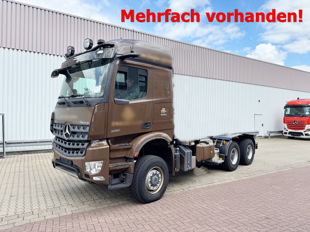 Mercedes-Benz Arocs 3351 LS 6x6 Arocs 3351 LS 6x6, Grounder, MirrorCam, Navi - شاحنة بهيكل معدني للمقصورة: صورة 1 Mercedes-Benz Arocs 3351 LS 6x6 Arocs 3351 LS 6x6, Grounder, MirrorCam, Navi - شاحنة بهيكل معدني للمقصورة: صورة 1