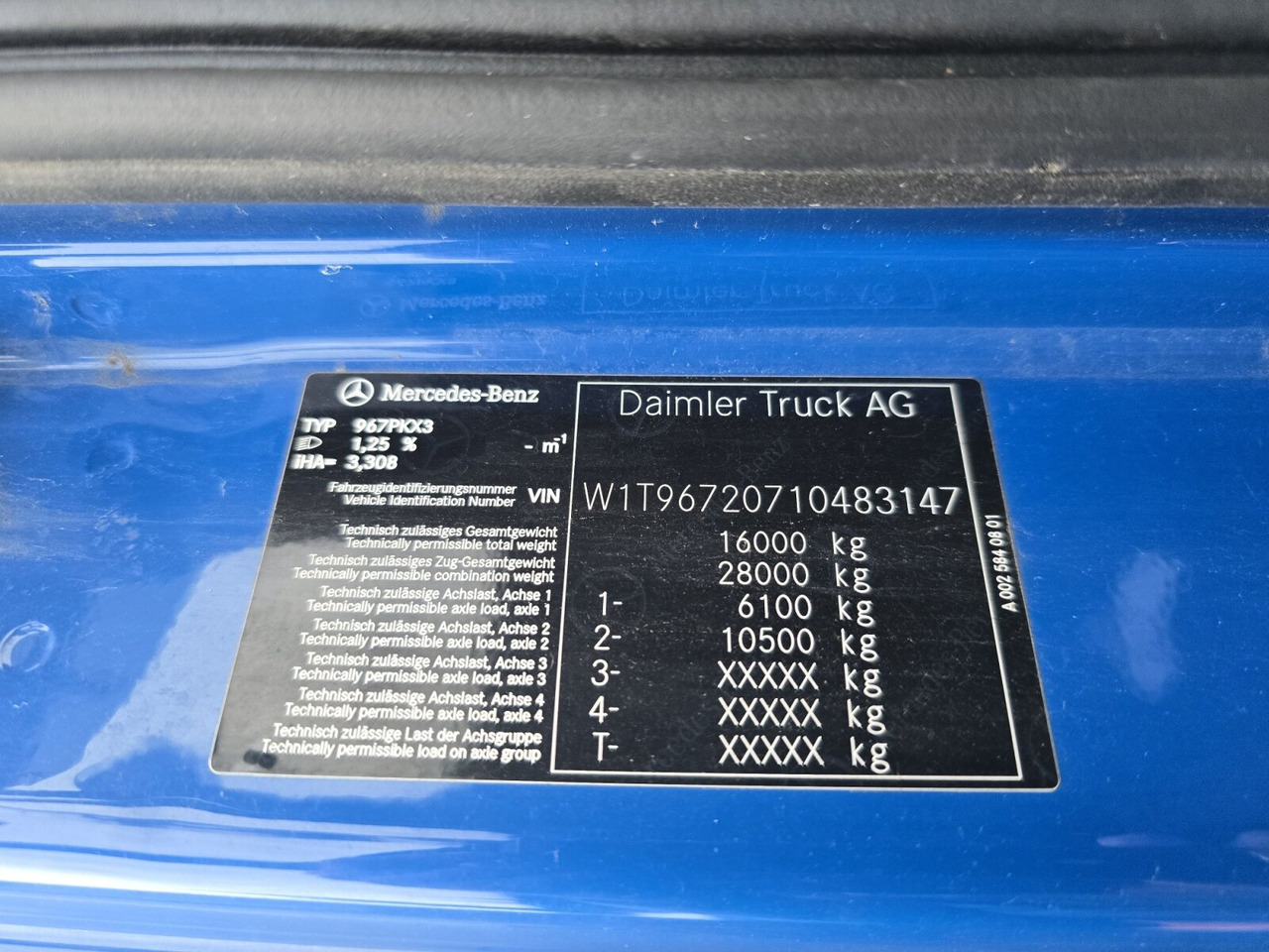 Mercedes-Benz Atego 1630 K 4x2 Atego 1630 K 4x2, Meiller 3-Seiten, 2 x AHK Öl - شاحنة قلاب: صورة 4 Mercedes-Benz Atego 1630 K 4x2 Atego 1630 K 4x2, Meiller 3-Seiten, 2 x AHK Öl - شاحنة قلاب: صورة 4