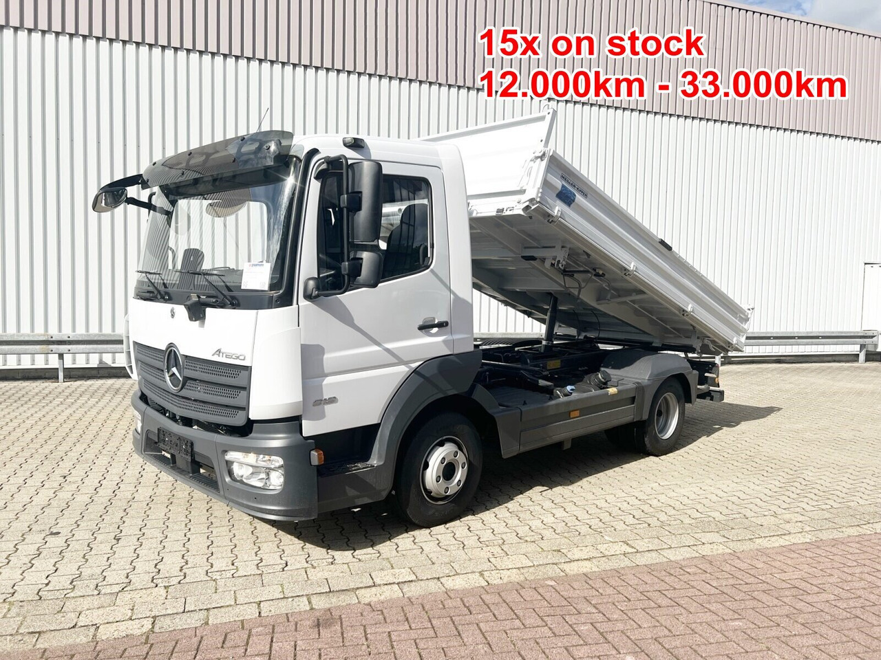 Mercedes-Benz Atego 818/23 K 4x2 Atego 818/23 K 4x2, 2x AHK, Meiller-Kipper, mehrfach Vorhanden! - شاحنة قلاب: صورة 1 Mercedes-Benz Atego 818/23 K 4x2 Atego 818/23 K 4x2, 2x AHK, Meiller-Kipper, mehrfach Vorhanden! - شاحنة قلاب: صورة 1