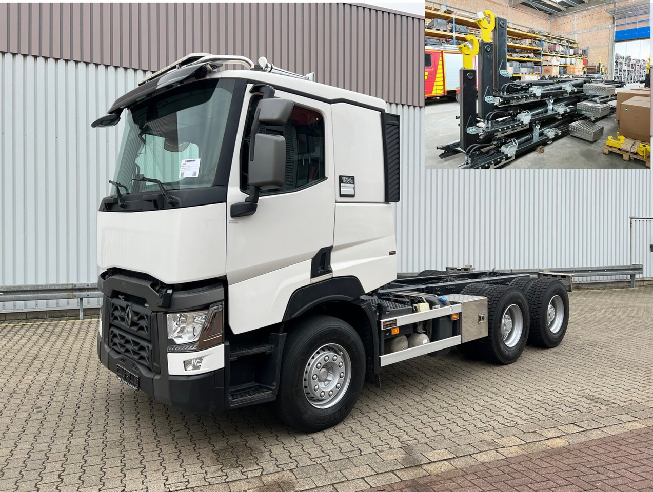 Renault C 520 6x4 C 520 6x4, Retarder, Nebenantrieb - شاحنة برافعة خطافية: صورة 1 Renault C 520 6x4 C 520 6x4, Retarder, Nebenantrieb - شاحنة برافعة خطافية: صورة 1