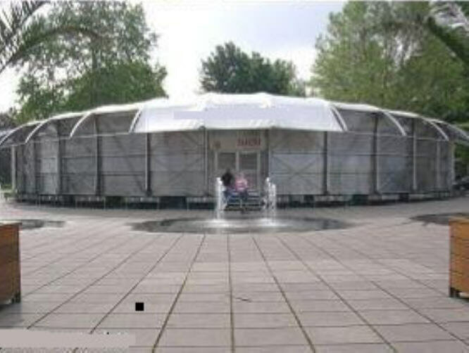 SAnh SAK17 WILLE SAK17 mobile Austellungshalle Mega Jumbo - نصف مقطورة بصندوق مغلق: صورة 5 SAnh SAK17 WILLE SAK17 mobile Austellungshalle Mega Jumbo - نصف مقطورة بصندوق مغلق: صورة 5