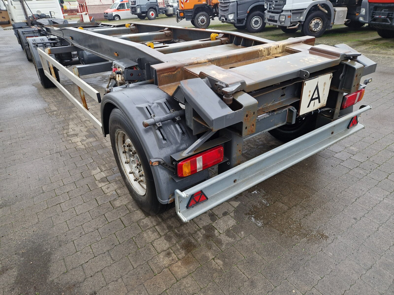 Schmitz Cargobull ACF 18 S ACF 18 S, Schlittenabroller bis 7 m Beh. - مقطورة هوك ليفت/ لود لوجر: صورة 2 Schmitz Cargobull ACF 18 S ACF 18 S, Schlittenabroller bis 7 m Beh. - مقطورة هوك ليفت/ لود لوجر: صورة 2
