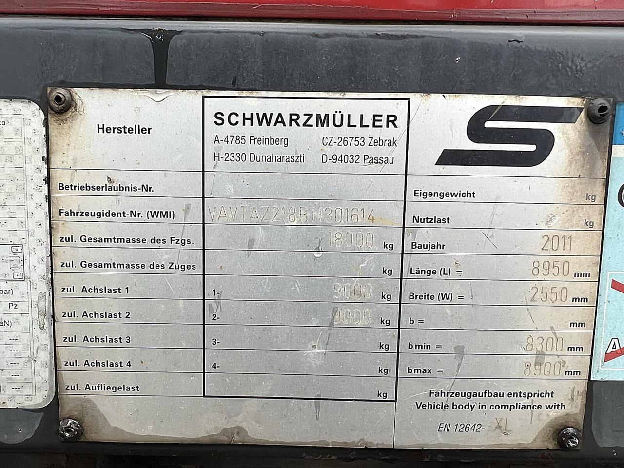 Schwarzmüller AZ 18 AZ 18 - مقطورات مسطحة: صورة 3 Schwarzmüller AZ 18 AZ 18 - مقطورات مسطحة: صورة 3