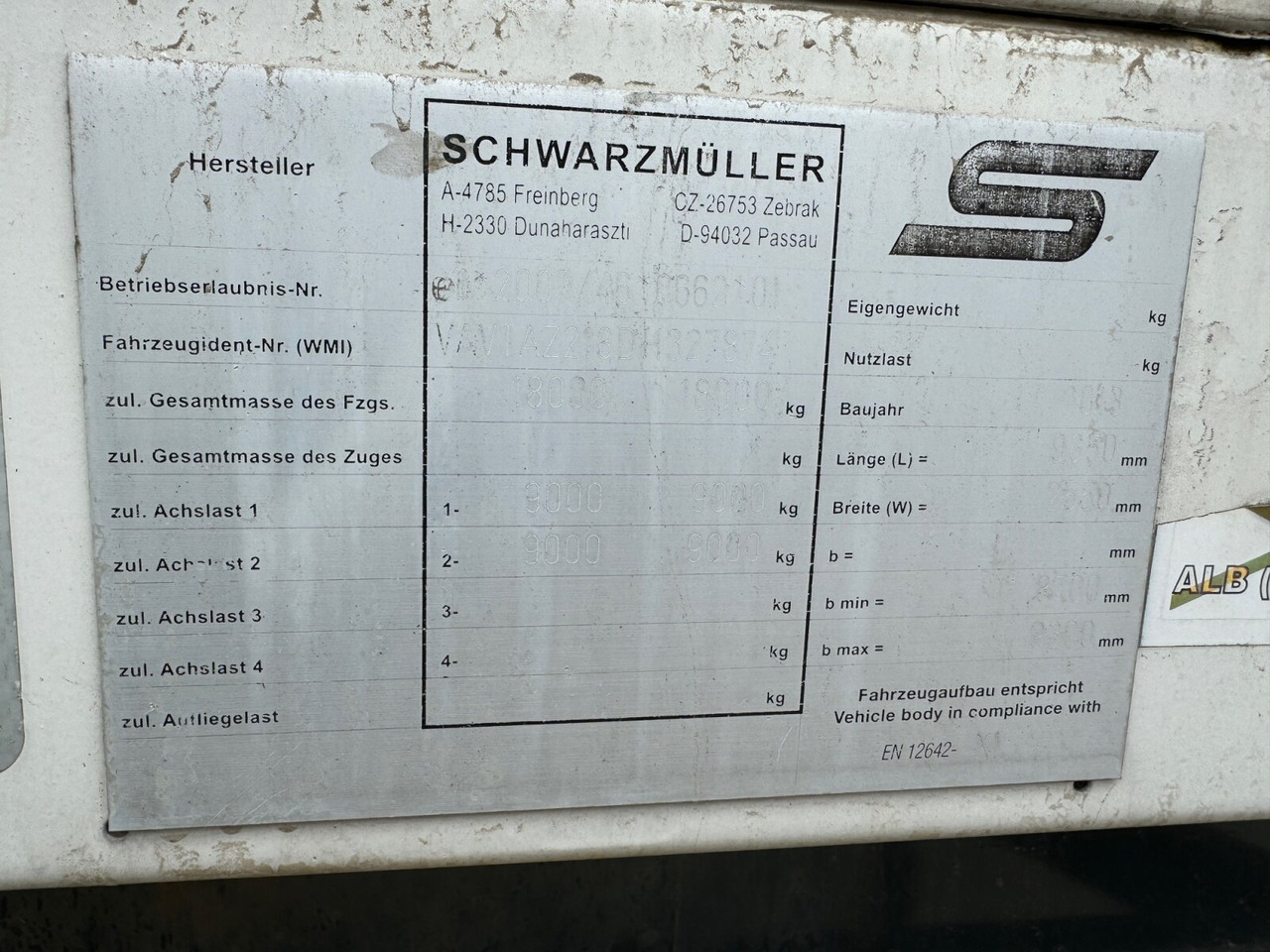 Schwarzmüller AZ 18 AZ 18 - مقطورات مسطحة: صورة 3 Schwarzmüller AZ 18 AZ 18 - مقطورات مسطحة: صورة 3