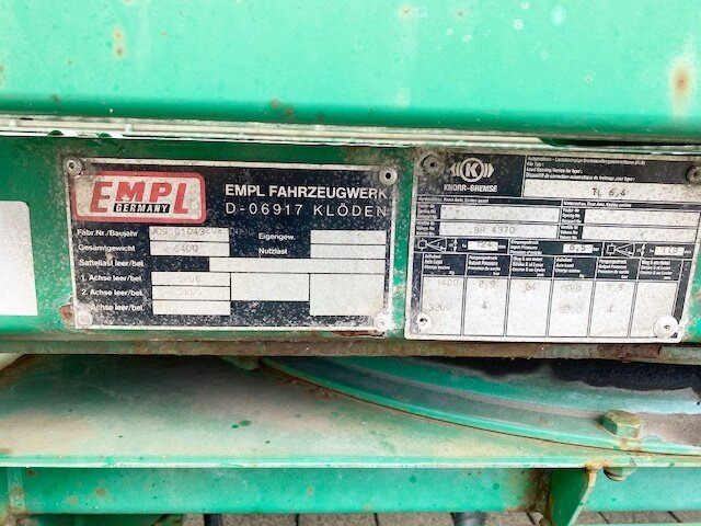 TL 6,4 Empl TL 6,4 Spezial-Tiefladeanhänger, Ex-Polizei - مقطورة بلودر منخفض: صورة 5 TL 6,4 Empl TL 6,4 Spezial-Tiefladeanhänger, Ex-Polizei - مقطورة بلودر منخفض: صورة 5