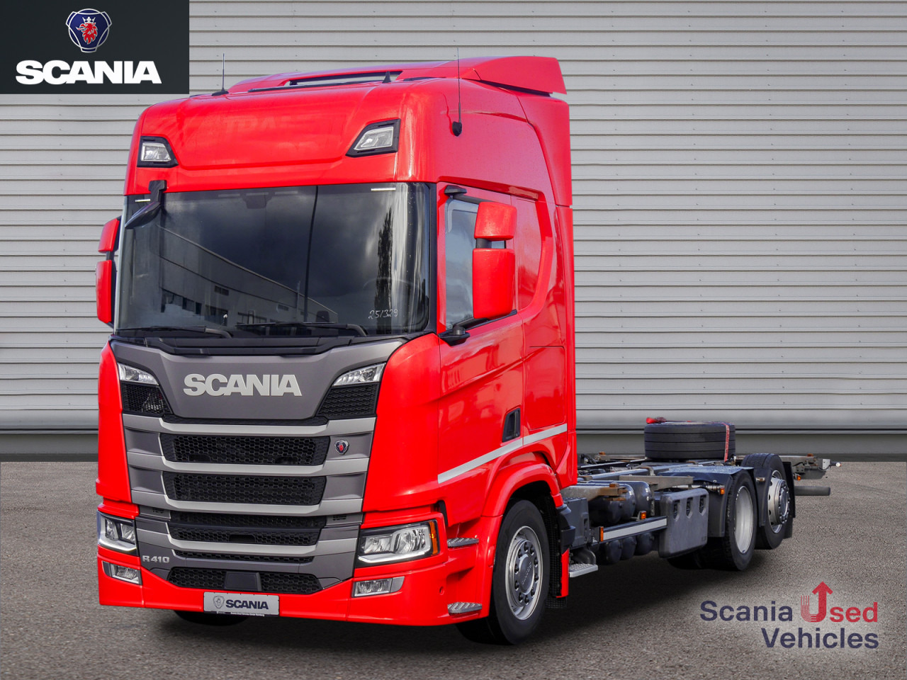 SCANIA R 410 B6x2*4LB Jumbo, Lenkachse, Standklima - ناقلة حاويات/ شاحنة حاويات: صورة 1 SCANIA R 410 B6x2*4LB Jumbo, Lenkachse, Standklima - ناقلة حاويات/ شاحنة حاويات: صورة 1