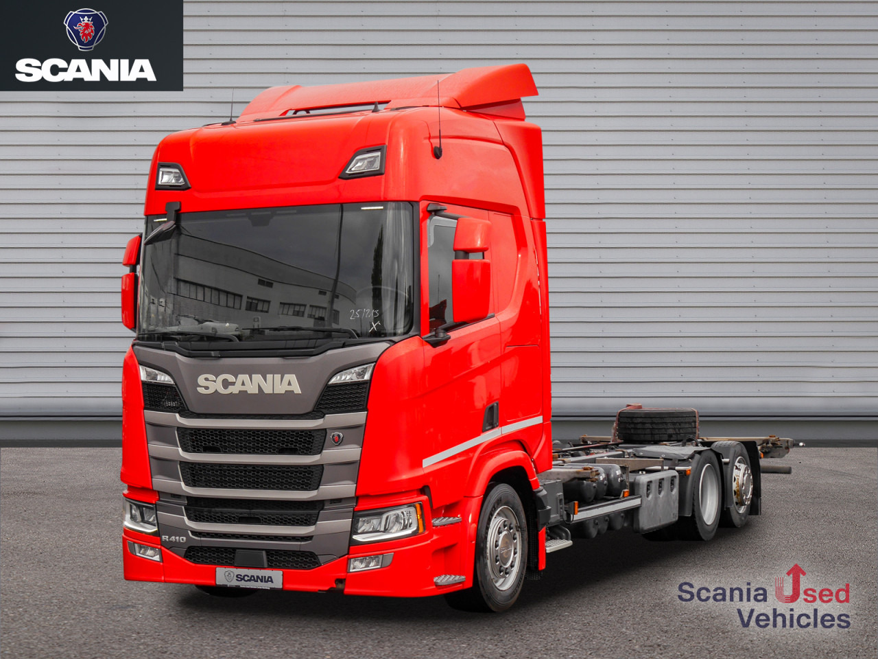 SCANIA R 410 B6x2*4LB Jumbo, Lenkachse, Standklima - ناقلة حاويات/ شاحنة حاويات: صورة 1 SCANIA R 410 B6x2*4LB Jumbo, Lenkachse, Standklima - ناقلة حاويات/ شاحنة حاويات: صورة 1