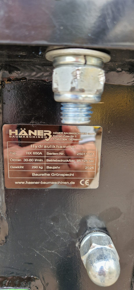 Häner HX650A - مطرقة هيدروليكية - حفّار: صورة 3 Häner HX650A - مطرقة هيدروليكية - حفّار: صورة 3