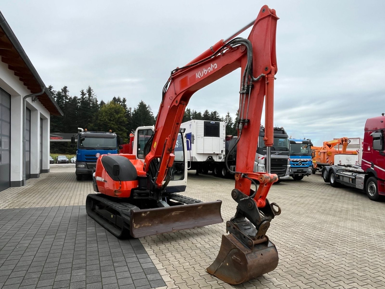 Kubota KX 080-3 Powertilt MS 08 - حفار صغير: صورة 3 Kubota KX 080-3 Powertilt MS 08 - حفار صغير: صورة 3